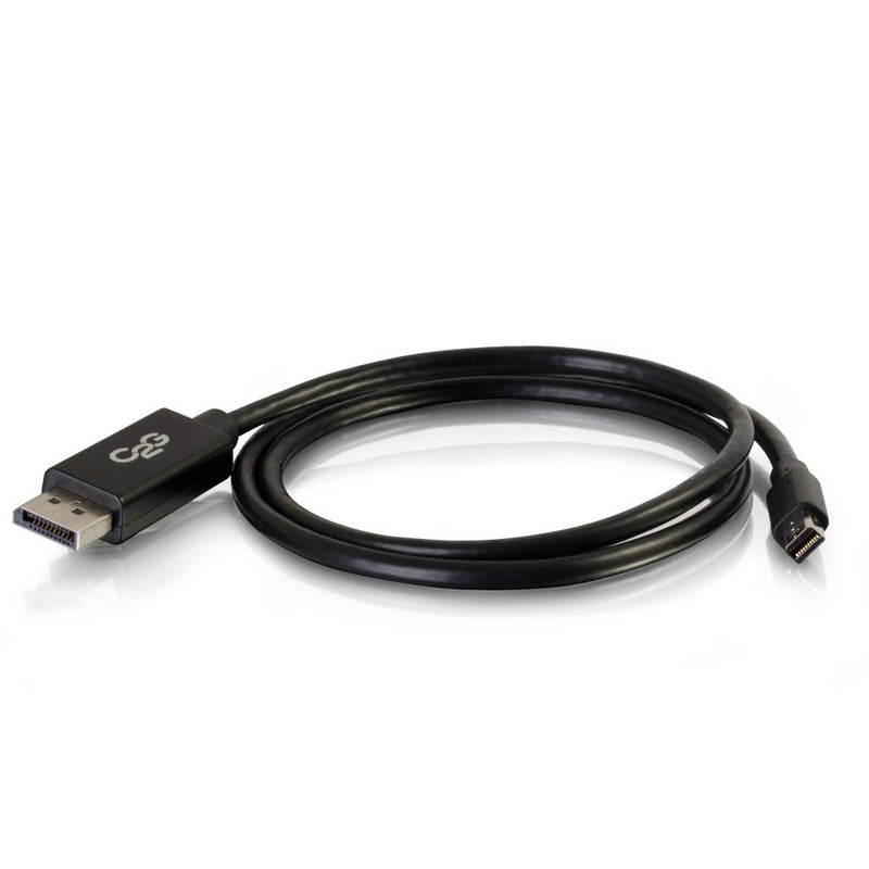 C2G Cables to Go 54301 6-ft Mini DisplayPort to DisplayPort Male/Male Adapter Cable, BK - Image 2